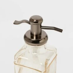 Antique Glass Tall Soap Pump Brown - Threshold™ -Threshold Shop GUEST 015bcf28 a19f 4395 9205 d12000c3ad11