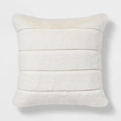 Square Faux Fur Channeled Decorative Throw Pillow - Threshold™ 15 Square Faux Fur Channeled Decorative Throw Pillow - Threshold™ -Threshold Shop GUEST 04d5b405 08ea 499d b2bc 17d3b809ec84