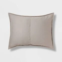 Gray Stitched Stripe Sham (Standard) - Threshold™ -Threshold Shop GUEST 083794e0 cf67 46a3 9882 88543ba34326