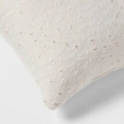 18"x18" Luxe Leopard Jacquard Square Decorative Pillow Ivory - Threshold™ -Threshold Shop GUEST 09b6ce5f b220 4b7a b674 5110eb1abf80