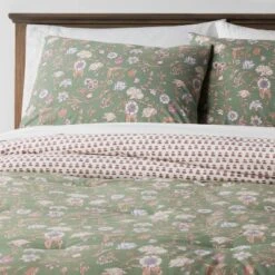 Boho Reversible Printed Comforter & Sham Set Green Floral - Threshold™ 11 Boho Reversible Printed Comforter & Sham Set Green Floral - Threshold™ -Threshold Shop GUEST 0f9c84d0 5a70 47f3 b289 ffe81d435ba1
