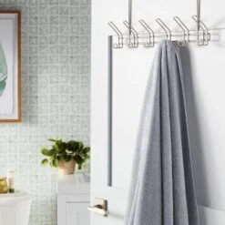 6 Over The Door Hook Silver - Threshold™