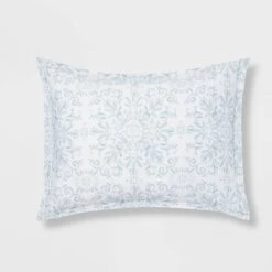 7pc Medallion Comforter Bedding Set With Sheets Blue - Threshold™ -Threshold Shop GUEST 1b3805ea 46f0 414b 99d5 1915257d6441