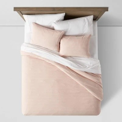 Simple Woven Stripe Duvet & Sham Set - Threshold™ 4 Simple Woven Stripe Duvet & Sham Set - Threshold™ - Image 2