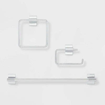 3pc Modern Bath Hardware Set - Threshold™ 7 3pc Modern Bath Hardware Set - Threshold™ - Image 5