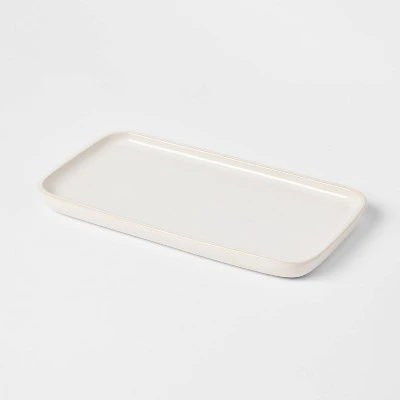 Ceramic Vanity Tray White - Threshold™ 5 Ceramic Vanity Tray White - Threshold™ - Image 3