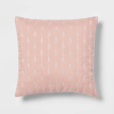 5pc Floral Border Print Comforter Bedding Set Blue/Pink/Yellow - Threshold™ 7 5pc Floral Border Print Comforter Bedding Set Blue/Pink/Yellow - Threshold™ - Image 5