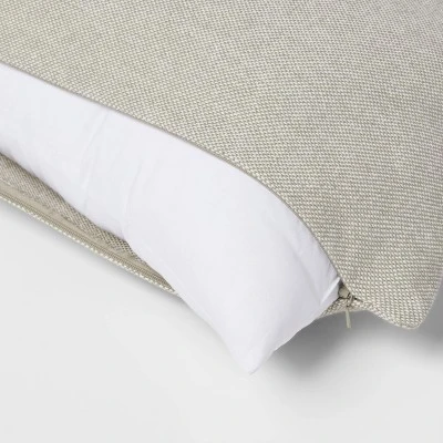 Feather Filled Throw Pillow Insert White - Threshold™ 4 Feather Filled Throw Pillow Insert White - Threshold™ - Image 2