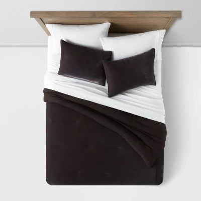 Lustrous Velvet Comforter & Sham Set - Threshold™ 4 Lustrous Velvet Comforter & Sham Set - Threshold™ - Image 2