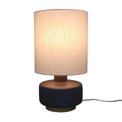 Ceramic Table Lamp With Wood Base - Threshold™ 7 Ceramic Table Lamp With Wood Base - Threshold™ - Image 5