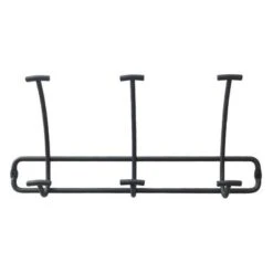 Bent Wire 3 Hooks Rail Black - Threshold™