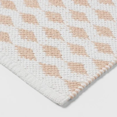 20"x32" Reversible Bath Rug Natural/White - Threshold™ 4 20"x32" Reversible Bath Rug Natural/White - Threshold™ - Image 2