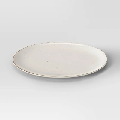 Medium Ceramic Serving Platter Ivory - Threshold™ 4 Medium Ceramic Serving Platter Ivory - Threshold™ - Image 2