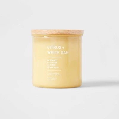 Wellness Jar Citrus And White Oak Candle Yellow - Threshold™ 9 Wellness Jar Citrus And White Oak Candle Yellow - Threshold™ - Image 7