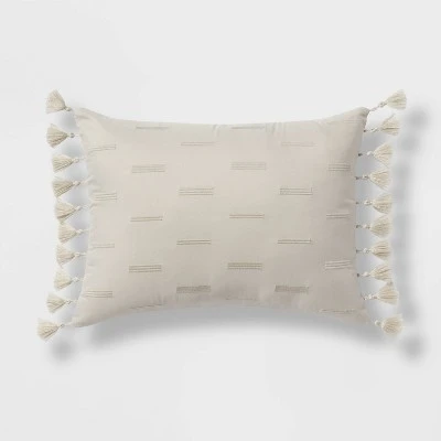 8pc Luxe Jacquard Snow Leopard Comforter Set Beige - Threshold™ 9 8pc Luxe Jacquard Snow Leopard Comforter Set Beige - Threshold™ - Image 7