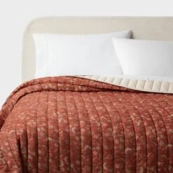 Voile Floral Printed Quilt Bronze - Threshold™ -Threshold Shop GUEST 3424c1ce 85b3 40a5 856c d054b1d8f698