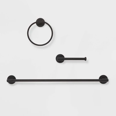 3pc Clean Bath Hardware Set - Threshold™ 5 3pc Clean Bath Hardware Set - Threshold™ - Image 3