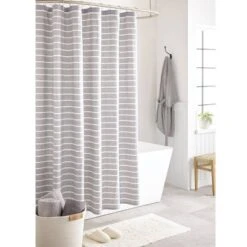 Stripe Shower Curtain Radiant Gray - Threshold™ -Threshold Shop GUEST 361663b5 09b6 461c 804e 92e9346fbd54