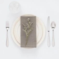 3pc Luxor Place Setting Set Silver - Threshold Signature™