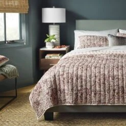 Voile Paisley Printed Quilt Cream - Threshold™