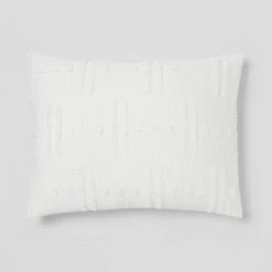 8pc Tufted Broken Stripe Comforter Bedding Set White - Threshold™ -Threshold Shop GUEST 42d4bc3b 6ba7 4bc5 a927 866f33fe3fc0