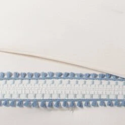 12pc Embroidered Fringe Stripe With Tassels Comforter & Sheet Bedding Set - Threshold™ -Threshold Shop GUEST 443f5997 1107 4e72 b1b1 7852d0cd6908