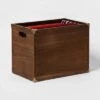 Wood File Holder Brown - Threshold™ -Threshold Shop GUEST 50ee6642 05b6 4bc0 a524 71d813489260
