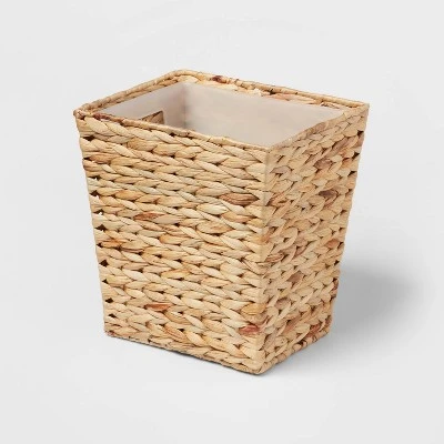 Light Weave Wastebasket Natural - Threshold™ 4 Light Weave Wastebasket Natural - Threshold™ - Image 2