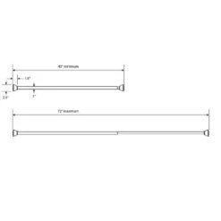 72" Half Moon Dual Mount Shower Rod - Threshold™ -Threshold Shop GUEST 5420201f e4d0 4550 a485 c4c3e9014ce9