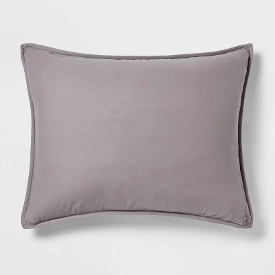 Washed Cotton Sateen Quilt Sham - Threshold™ 5 Washed Cotton Sateen Quilt Sham - Threshold™ - Image 3