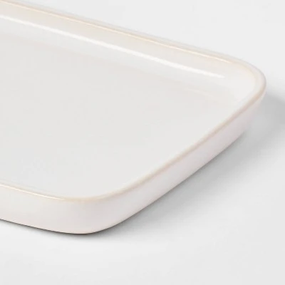 Ceramic Vanity Tray White - Threshold™ 4 Ceramic Vanity Tray White - Threshold™ - Image 2