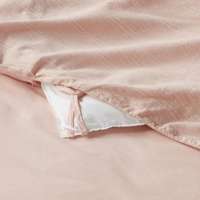 Simple Woven Stripe Duvet & Sham Set - Threshold™ 7 Simple Woven Stripe Duvet & Sham Set - Threshold™ - Image 5