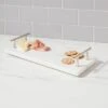 14" X 6" Marble Serving Tray With Metal Handles White - Threshold™ 1 14" X 6" Marble Serving Tray With Metal Handles White - Threshold™ -Threshold Shop GUEST 5e0eaa00 88d6 49f6 b474 c9878c81017b