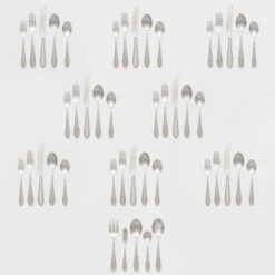 45pc Luxor 18/10 Stainless Steel Flatware Set - Threshold Signature™ -Threshold Shop GUEST 5eeff87b f0a4 4f68 abf1 8b0a61366404