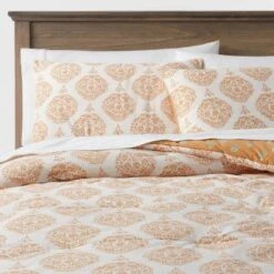 Medallion Printed Comforter & Sham Set Off-White/Dark Gold - Threshold™ -Threshold Shop GUEST 60cf55a4 b131 4cd9 9d3e f2d1287d9cce