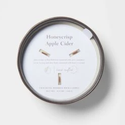 16oz Blackened Bowl Ceramic With Multi Woodwick And Dustcover Honeycrisp Apple Cider Candle Black - Threshold™ 9 16oz Blackened Bowl Ceramic With Multi Woodwick And Dustcover Honeycrisp Apple Cider Candle Black - Threshold™ -Threshold Shop GUEST 662f18f4 1b1d 4e09 b36e c380ba647f31