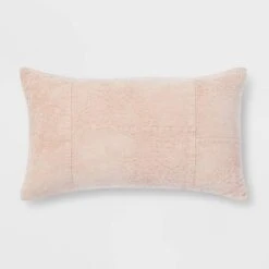 Oversized Washed Pieced Chenille Lumbar Throw Pillow - Threshold™ -Threshold Shop GUEST 68b9bf78 cea1 4627 a06b 1ada8009bb45