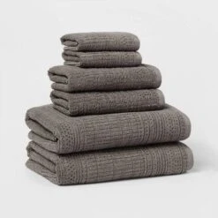 6pc Modern Bath Towels And Washcloths Set - Threshold™ -Threshold Shop GUEST 6b75e890 90c7 48cb 9d0f 33d4676a2608