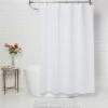 Woven Stripe Shower Curtain White - Threshold™