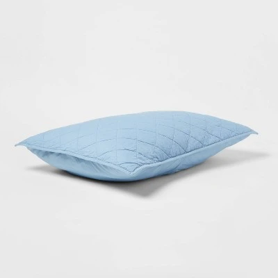 Diamond Stitch Cotton Linen Quilt Sham - Threshold™ 4 Diamond Stitch Cotton Linen Quilt Sham - Threshold™ - Image 2