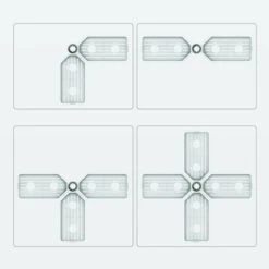 Aluminum Corner Tension Pole Caddy Gray - Threshold™ -Threshold Shop GUEST 75ce258a 9f45 4721 9e05 3c2e81d435c3