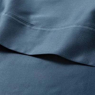 King 800 Thread Count Solid Performance Pillowcase Set Indigo - Threshold™ 3 King 800 Thread Count Solid Performance Pillowcase Set Indigo - Threshold™