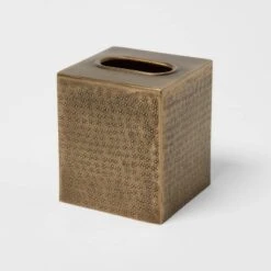 Hammered Metal Tissue Cover Brass - Threshold™ -Threshold Shop GUEST 81ec4b29 a2cf 4a04 a485 4dddfc3dc0ca