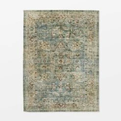 Ledges Digital Floral Print Distressed Persian Rug Green - Threshold™ Designed By Studio McGee -Threshold Shop GUEST 84a386af cea9 4c59 bb82 24750b5519b8