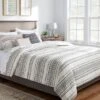 5pc Woven Diamond Stripe Comforter Set Cream/Black - Threshold™ -Threshold Shop GUEST 853fdb78 199b 43fa 8678 4a9cc4604e9d