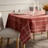 60"x104" Tablecloth Rust Plaid - Threshold™ -Threshold Shop GUEST 9148f292 0802 4342 a1c1 bde922d307dc