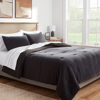 Lustrous Velvet Comforter & Sham Set - Threshold™ 3 Lustrous Velvet Comforter & Sham Set - Threshold™