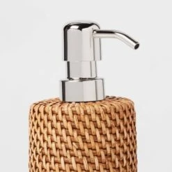 Rattan Soap Pump Light Brown - Threshold™ -Threshold Shop GUEST 93d67f11 c1b9 4807 a6eb 6f7ead983a9e