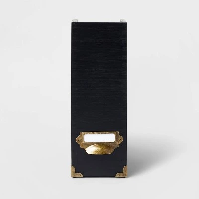 Wood Magazine File Black - Threshold™ 4 Wood Magazine File Black - Threshold™ - Image 2