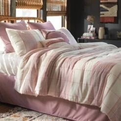 8pc Stripe Boho Comforter Set Mauve - Threshold™ -Threshold Shop GUEST 9784fe1d c9bc 406e a73e d23bb5a4da95